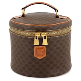 Céline-Celine Macadam Vanity Bag-Brown