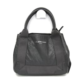 Balenciaga-Sac à main Balenciaga Navy Cabas XS 390346-Gris anthracite