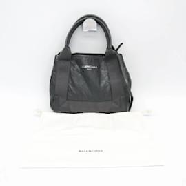 Balenciaga-Sac à main Balenciaga Navy Cabas XS 390346-Gris anthracite