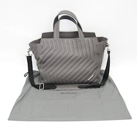 Balenciaga-Balenciaga Car 679461 Women's Leather Handbag-Brown