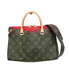 Louis Vuitton-Louis Vuitton Monogram Pallas BB Handbag-Fuschia,Monogram