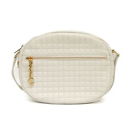 Céline Celine C Charm Medium Camera Bag Eggshell
