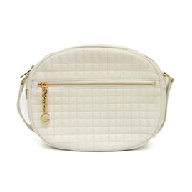 Céline-Celine C Charm Medium Camera Bag-Eggshell