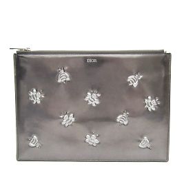 Christian Dior Dior Homme BEE KAWS Grand Étui Zippé Argenté
