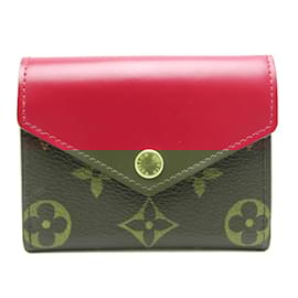 Louis Vuitton-Louis Vuitton Monogram Zoe Wallet-Fuschia,Monogram