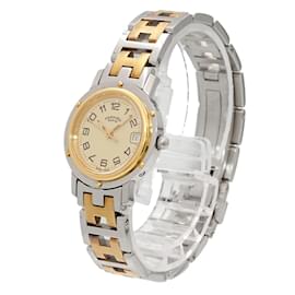 Hermès-Hermes Clipper Combi CL4 220 Ladies Watch-Other