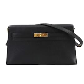 Hermès-Sac à épaule Hermes Kelly Elan-Noir