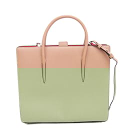 Christian Louboutin-Sac à main en cuir pour femmes Paloma de Christian Louboutin-Beige