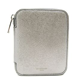 Carteira redonda com zíper Givenchy BK606SK134 Prata Metálico