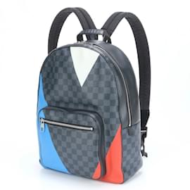 Louis Vuitton-Louis Vuitton America's Cup 2017 Damier Cobalt Josh Backpack-Black