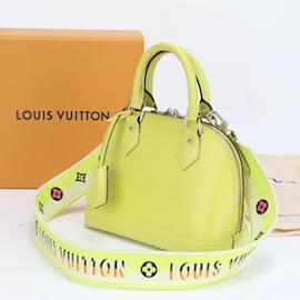 Louis Vuitton-Louis Vuitton Epi Alma BB Jaune Cedra Handbag-Other