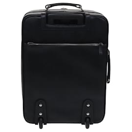 Prada-PRADA Suitcase Safiano leather Black Auth ep8401-Black