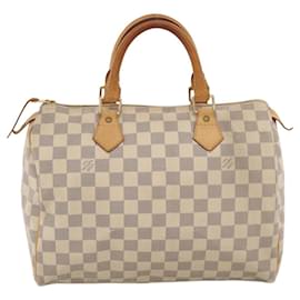 Louis Vuitton-LOUIS VUITTON Damier Azur Speedy 30 Hand Bag N41533 LV Auth MX060-Other