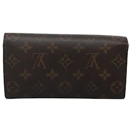 Louis Vuitton-LOUIS VUITTON Monogram Portefeuille Sarah Long Wallet M61734 LV Auth 117261-Monogram