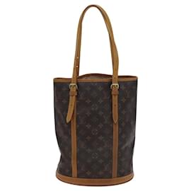Louis Vuitton-LOUIS VUITTON Monogram Bucket GM Shoulder Bag M42236 LV Auth MX216-Monogram
