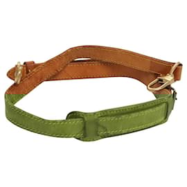 Louis Vuitton-LOUIS VUITTON Adjustable Shoulder Strap Leather 33.9""-41.3"" Beige Auth bs24231-Beige