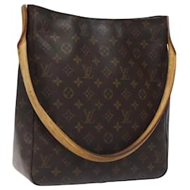 Louis Vuitton-LOUIS VUITTON Monogram Looping GM Shoulder Bag M51145 LV Auth BD1669-Monogram