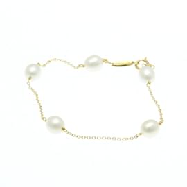 Tiffany & Co-Pulseira de charme de pérola de água doce Tiffany By The Yard-Dourado