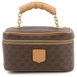 Céline-Celine Macadam Vanity Bag-Brown