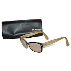 Occhiali da sole Balenciaga multicolore in plastica Multicolore