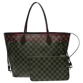 Louis Vuitton-LOUIS VUITTON Neverfull Bag in Brown Canvas - 102632-Brown