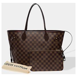 Louis Vuitton-LOUIS VUITTON Neverfull Bag in Brown Canvas - 102632-Brown