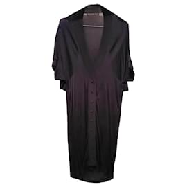 Balenciaga-Balenciaga silk dress-Black