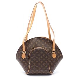 Louis Vuitton-Louis Vuitton Monogram Ellipse Shopping Shoulder Bag M51128-Metallic,Bronze