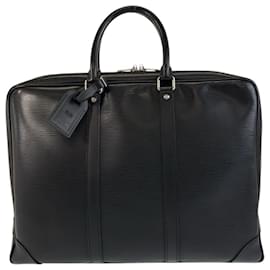 Louis Vuitton-Louis Vuitton Epi Porte-Documents Voyage Briefcase M59162-Black