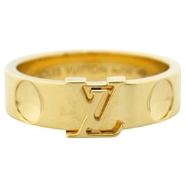Louis Vuitton-Bague Empreinte Barres K18 Louis Vuitton-Doré,Métallisé