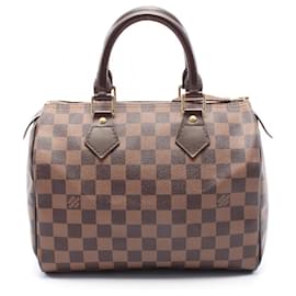 Louis Vuitton-Louis Vuitton Damier Speedy 25 Handbag N41532-Brown