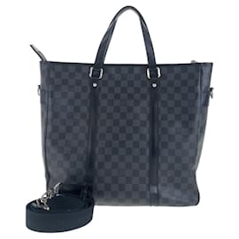 Louis Vuitton-Louis Vuitton Damier Graphite Tadao Briefcase N51192-Black