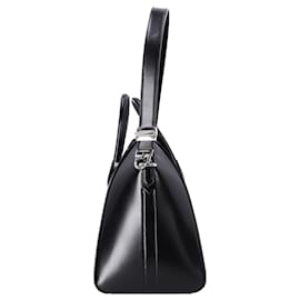 Givenchy-Givenchy Medium Antigona Handbag in Black Calf Leather-Black