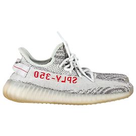 Adidas x Yeezy Boost 350 V2 Sneakers in Blue Tint aus Baumwolle Grau