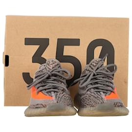 Yeezy-Adidas x Yeezy Boost 350 V2 Sneakers in Beluga Cotton-Grey