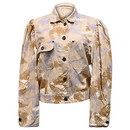 Isabel Marant Itora Printed Jacket in Brown Cotton Other