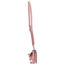 Tod's-Tod's Medium Fiocco Crossbody Bag in Pink Leather-Brown,Pink