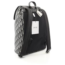 Christian Dior-Dior Canvas Leather MOTION Backpack 1ESBA138YKY-White