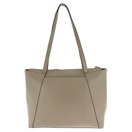 Michael Kors-Michael Kors Leather Logo 2way Bag-Brown,Beige