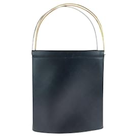 Cartier-Cartier Trinity Black Leather Handbag 502300-Black