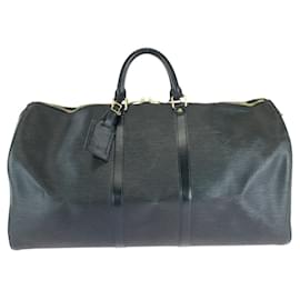Louis Vuitton-Louis Vuitton Epi Keepall Boston Bag M42952-Black