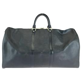 Louis Vuitton-Louis Vuitton Epi Keepall Boston Bag M42952-Black