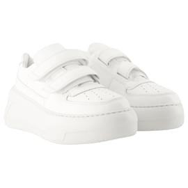 Acne-Steffey U Friend Sneakers - Acne Studios - Cuir - Blanc-Blanc