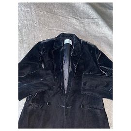 Blazer de veludo preto SANDRO Outro