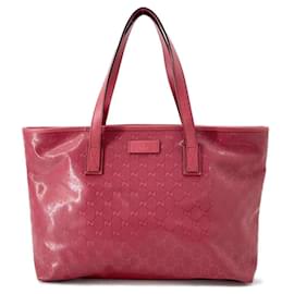 Gucci-Gucci GG Imprimé Tote Bag-Red
