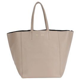 Céline Bolsa de Ombro em Couro Phantom Celine Bege