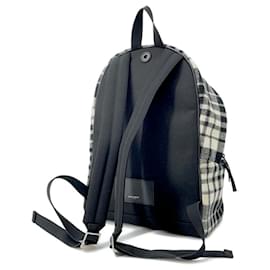 Saint Laurent-Saint Laurent City Canvas Backpack-Black,White
