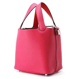 Hermès-Hermes Picotin Lock PM Handbag-Red