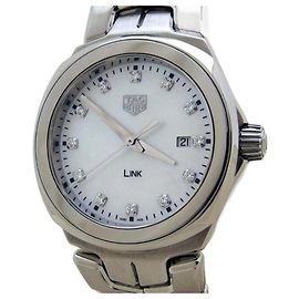 Relógio TAG Heuer Link Date para mulheres Branco