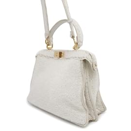 Fendi-Fendi Peekaboo I See You Medium Handbag-White
